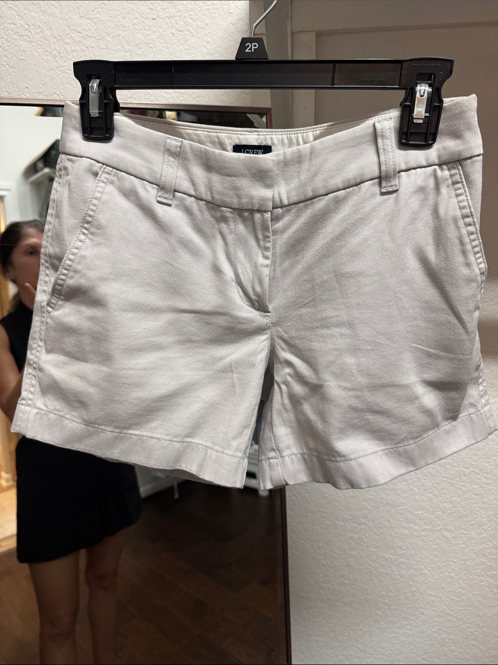 J. Crew Light Cream Chino Bermuda Shorts